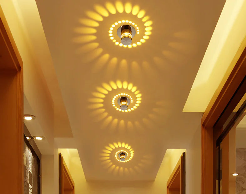 Luminaria de Pared para Pasillo Moderna con Cambio de Color LED