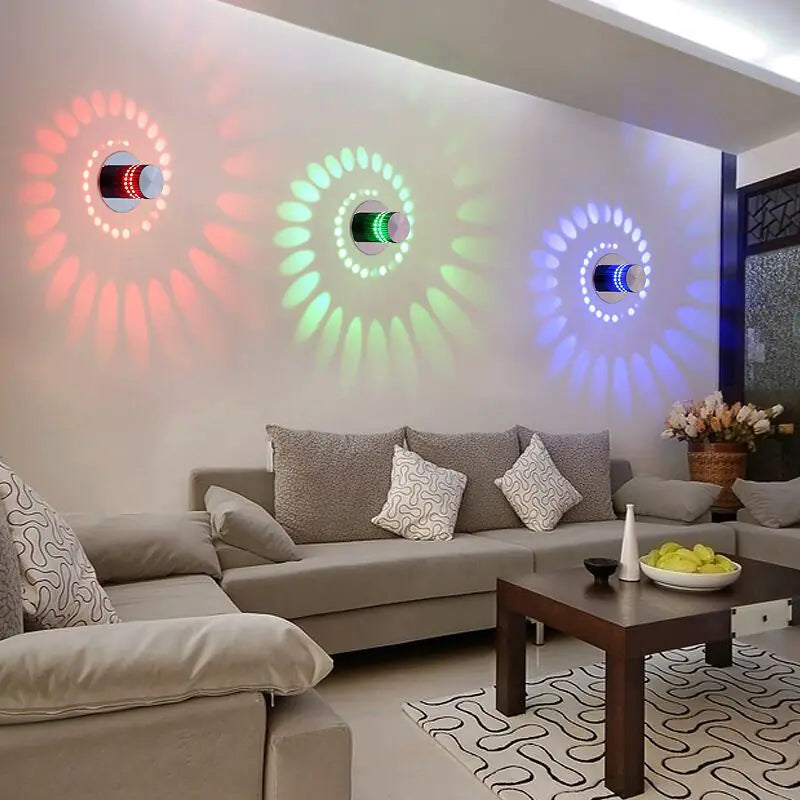 Luminaria de Pared para Pasillo Moderna con Cambio de Color LED