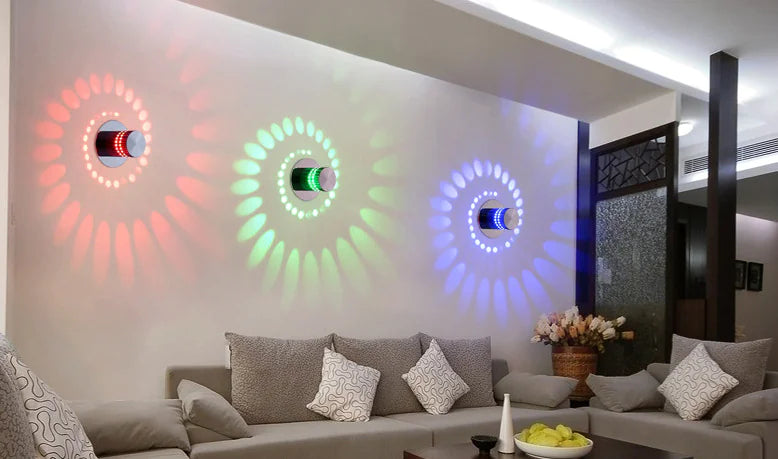 Luminaria de Pared para Pasillo Moderna con Cambio de Color LED